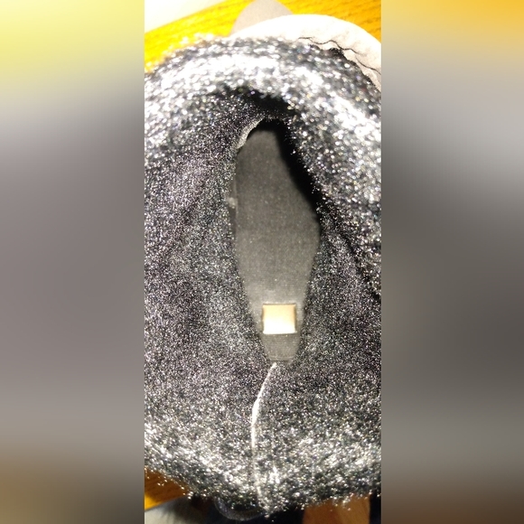 Over the knee, faux suede boots, size 38/6.5-7, gray - Picture 7 of 8